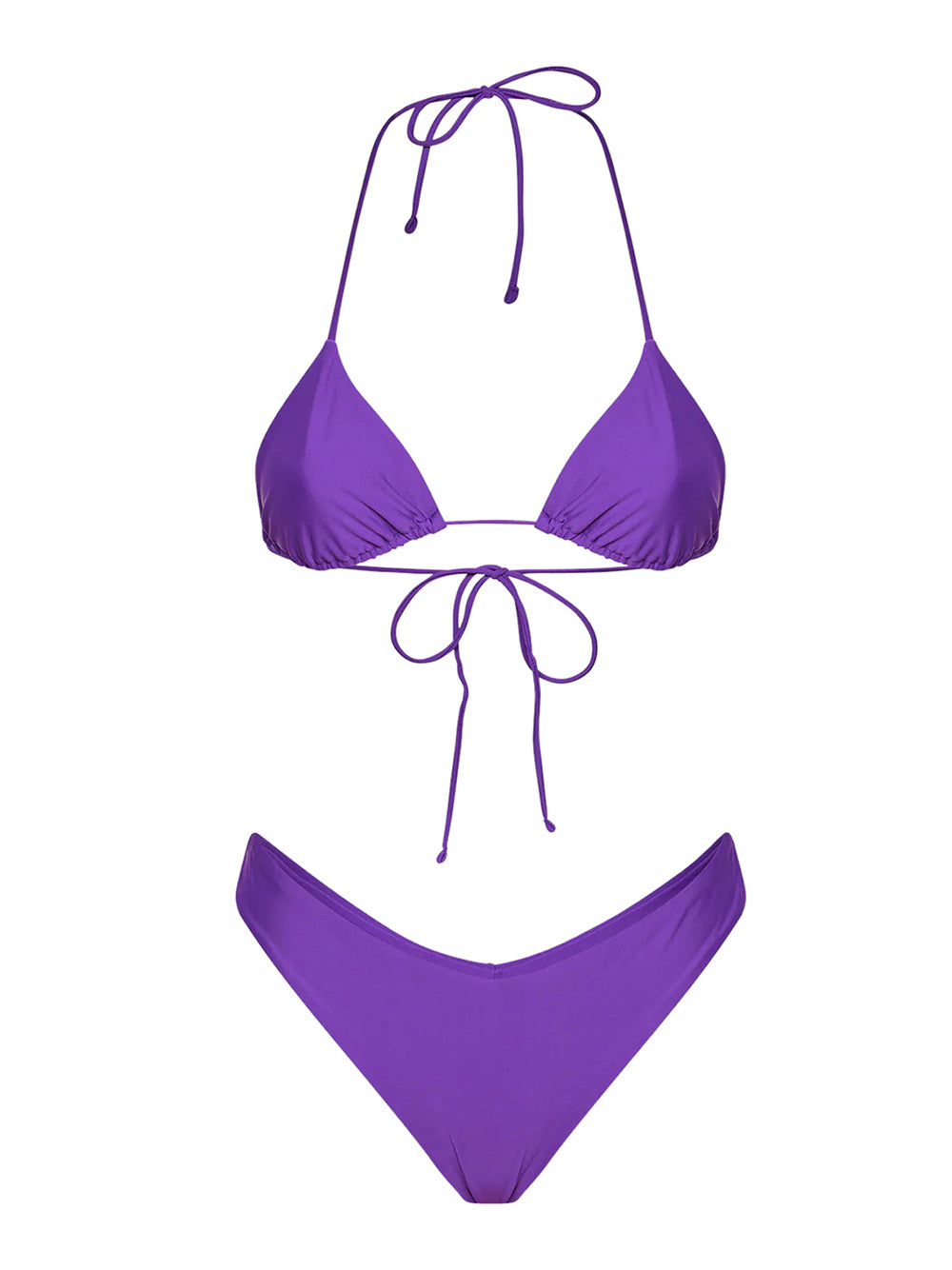 Costume bikini con triangolo e americano fisso ME FUI Donna - Viola