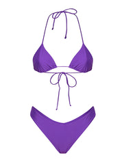 Costume bikini con triangolo e americano fisso ME FUI Donna - Viola