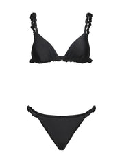 Costume bikini con triangolo e slip fisso ME FUI Donna - Nero