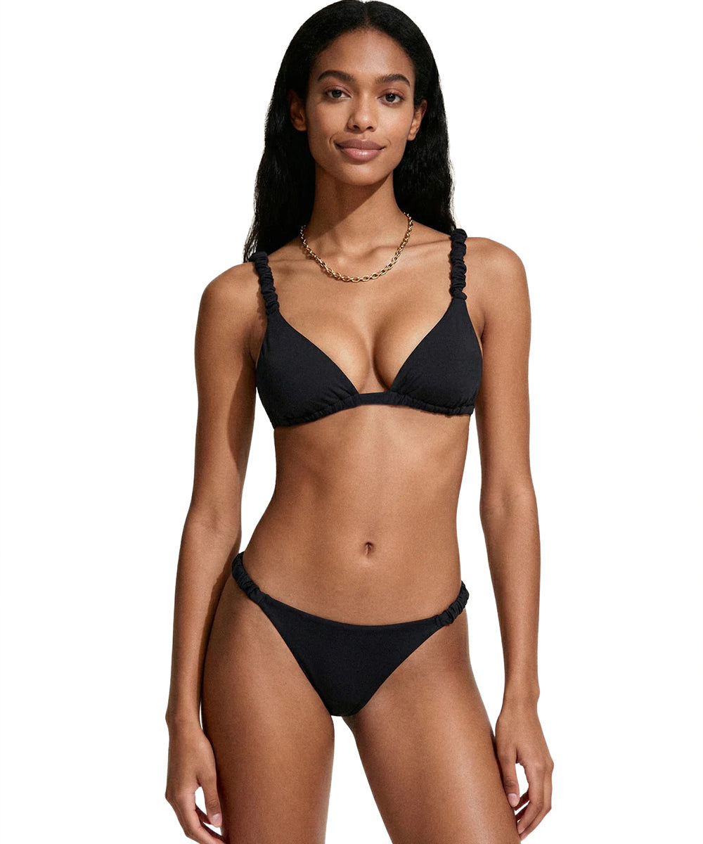 Costume bikini con triangolo e slip fisso ME FUI Donna - Nero
