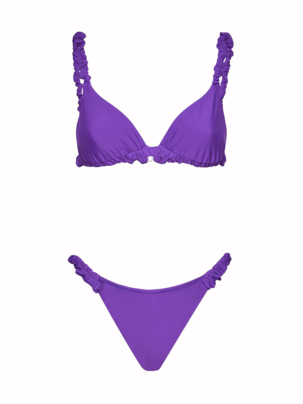 Costume bikini con triangolo e slip fisso ME FUI Donna - Viola