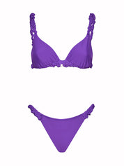 Costume bikini con triangolo e slip fisso ME FUI Donna - Viola