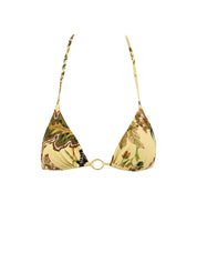 Costume triangolo anello oro MISS BIKINI Donna - Giallo
