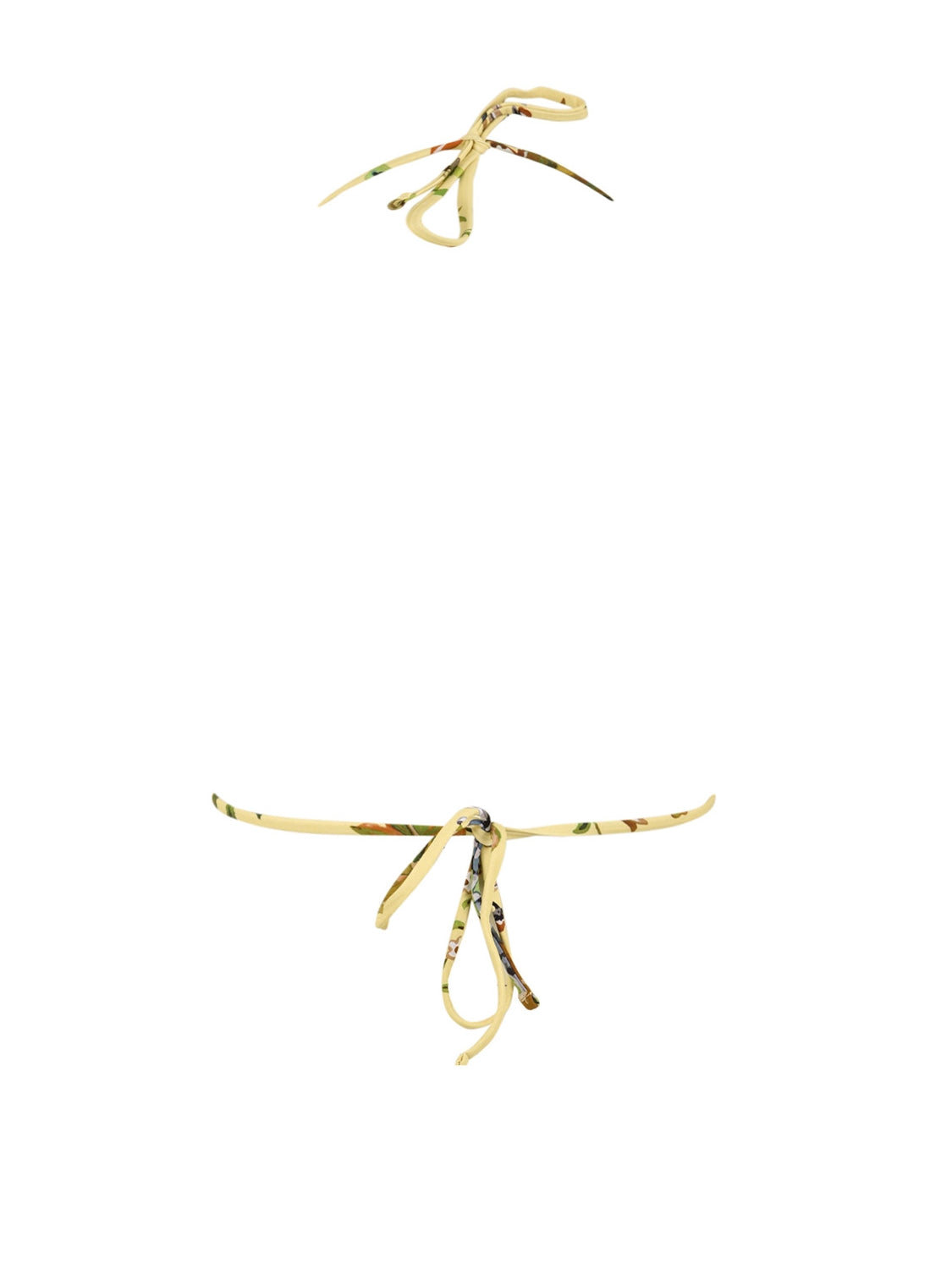 Costume triangolo anello oro MISS BIKINI Donna - Giallo