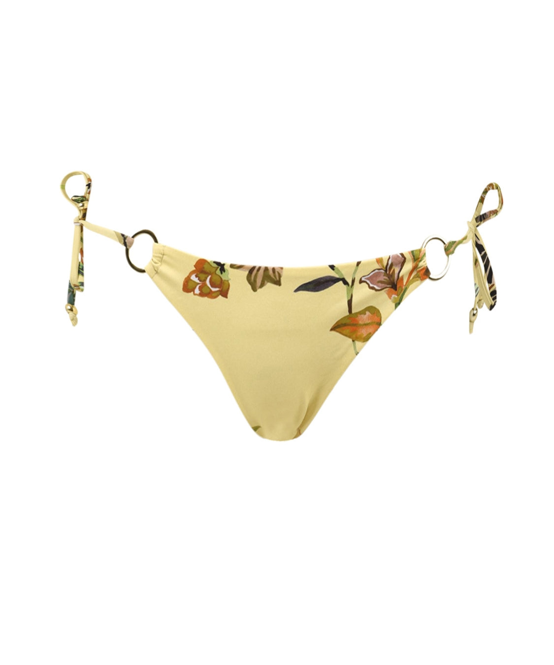 Costume slip Brasile anelli oro laccetti MISS BIKINI Donna - Giallo