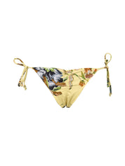 Costume slip Brasile anelli oro laccetti MISS BIKINI Donna - Giallo