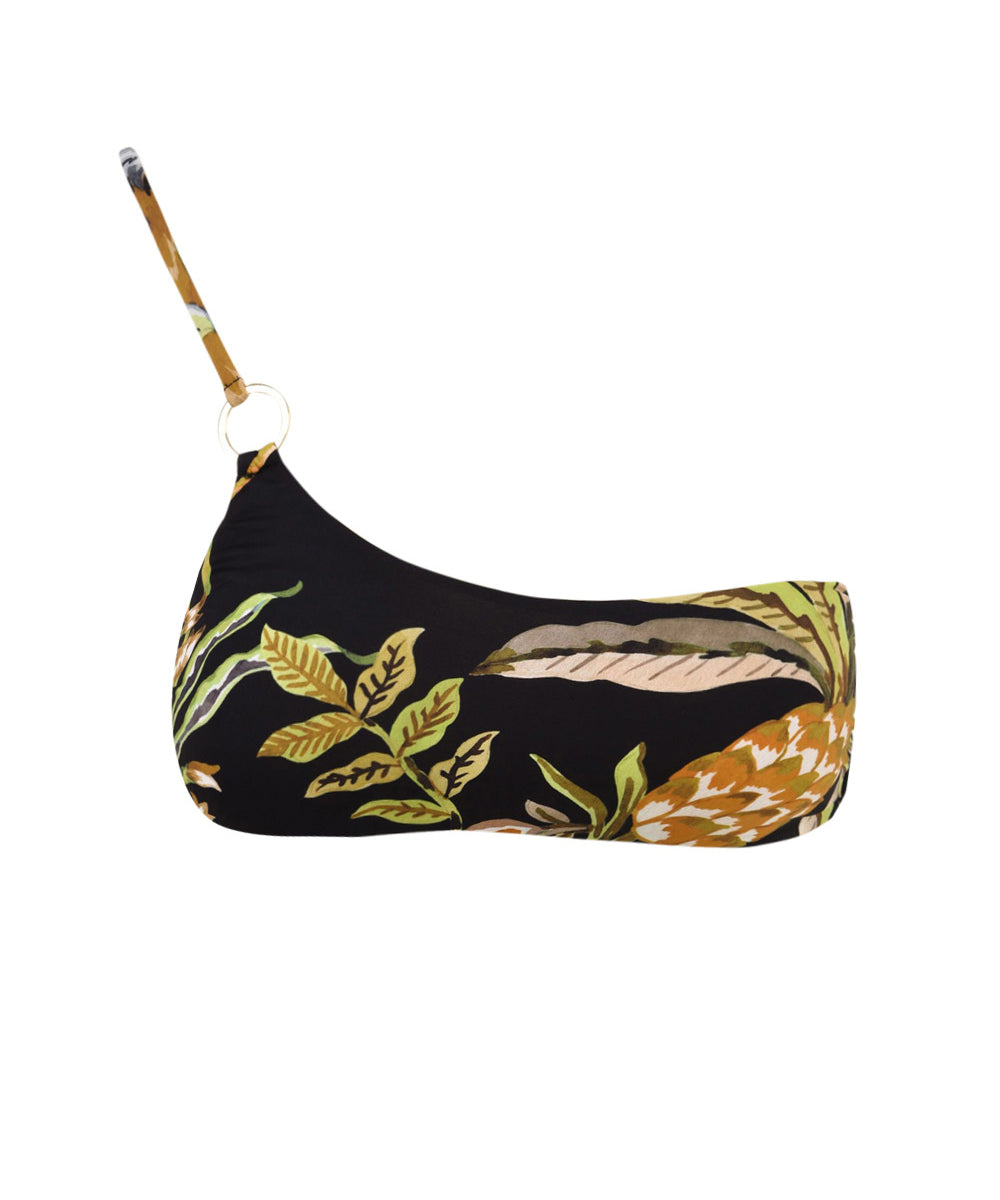 Costume monospalla anello oro MISS BIKINI Donna - Nero