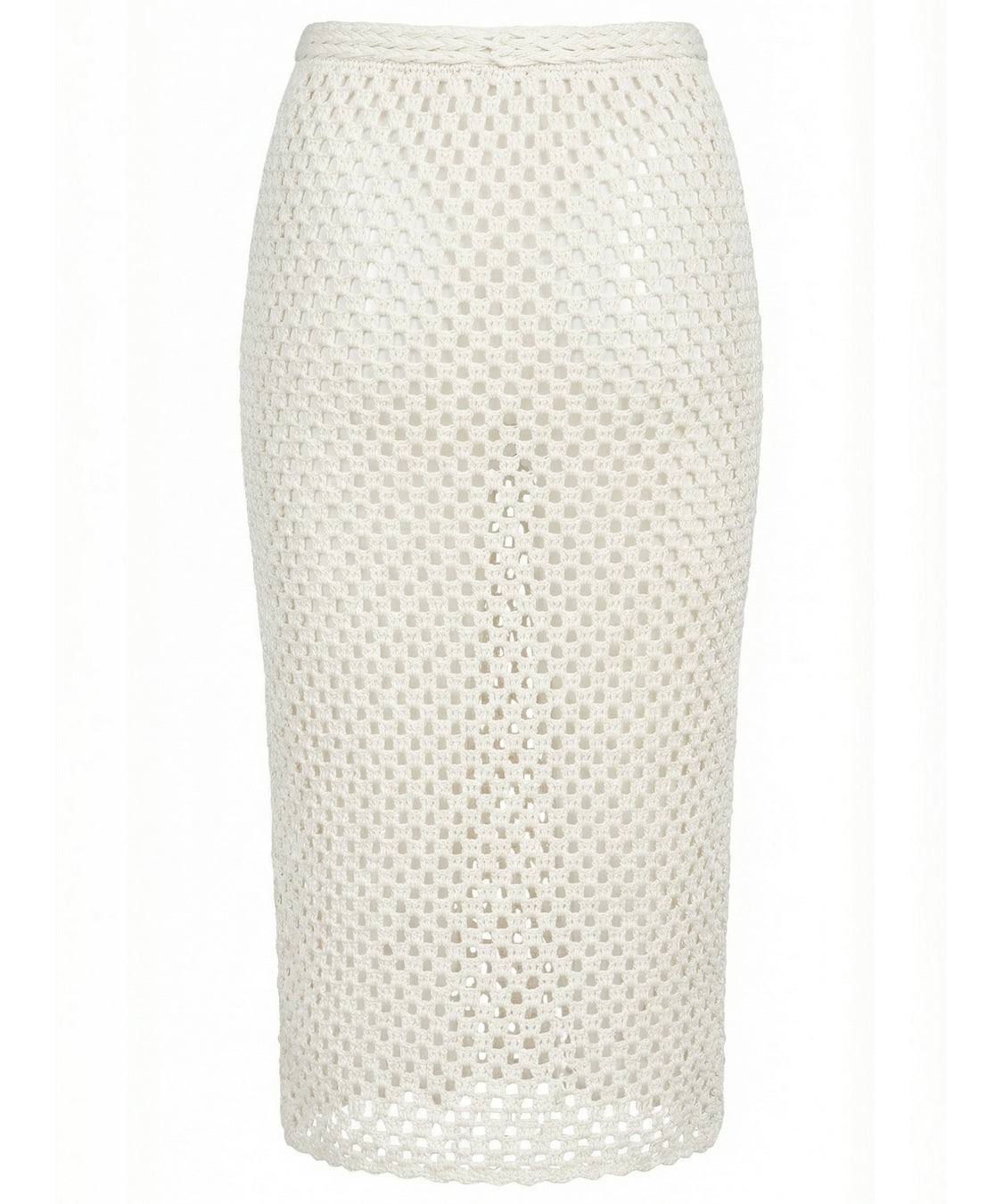 Pareo rete con frange MISS BIKINI Donna - Bianco