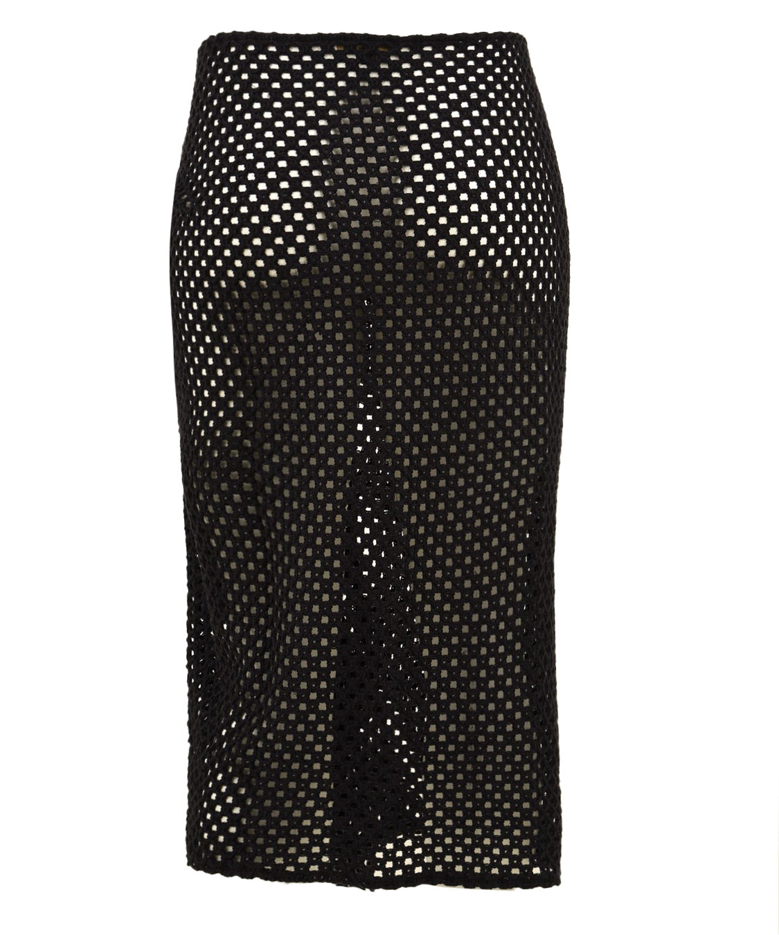Pareo rete con frange MISS BIKINI Donna - Nero