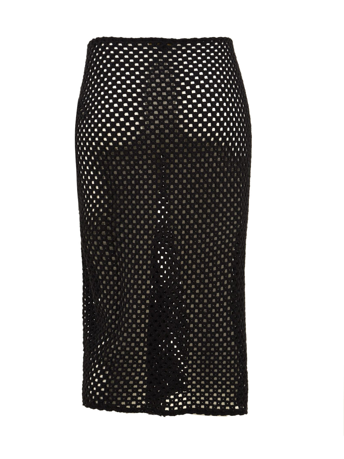 Pareo rete con frange MISS BIKINI Donna - Nero