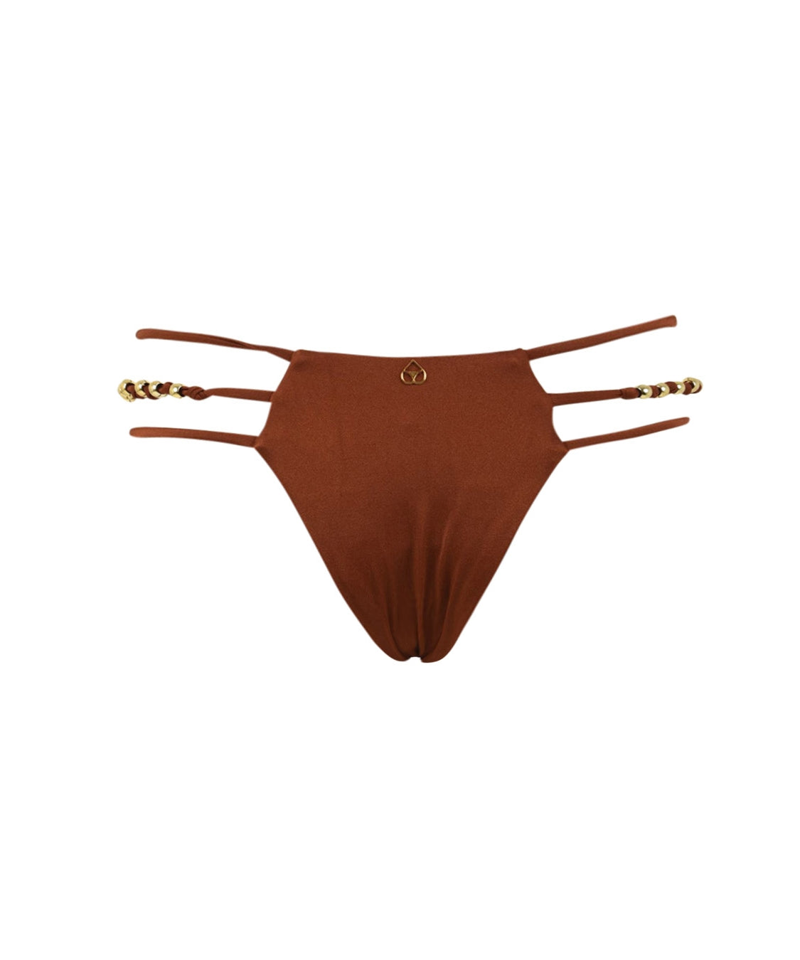 Costume slip perline MISS BIKINI Donna - Marrone