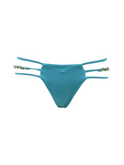 Costume slip perline MISS BIKINI Donna - Blue