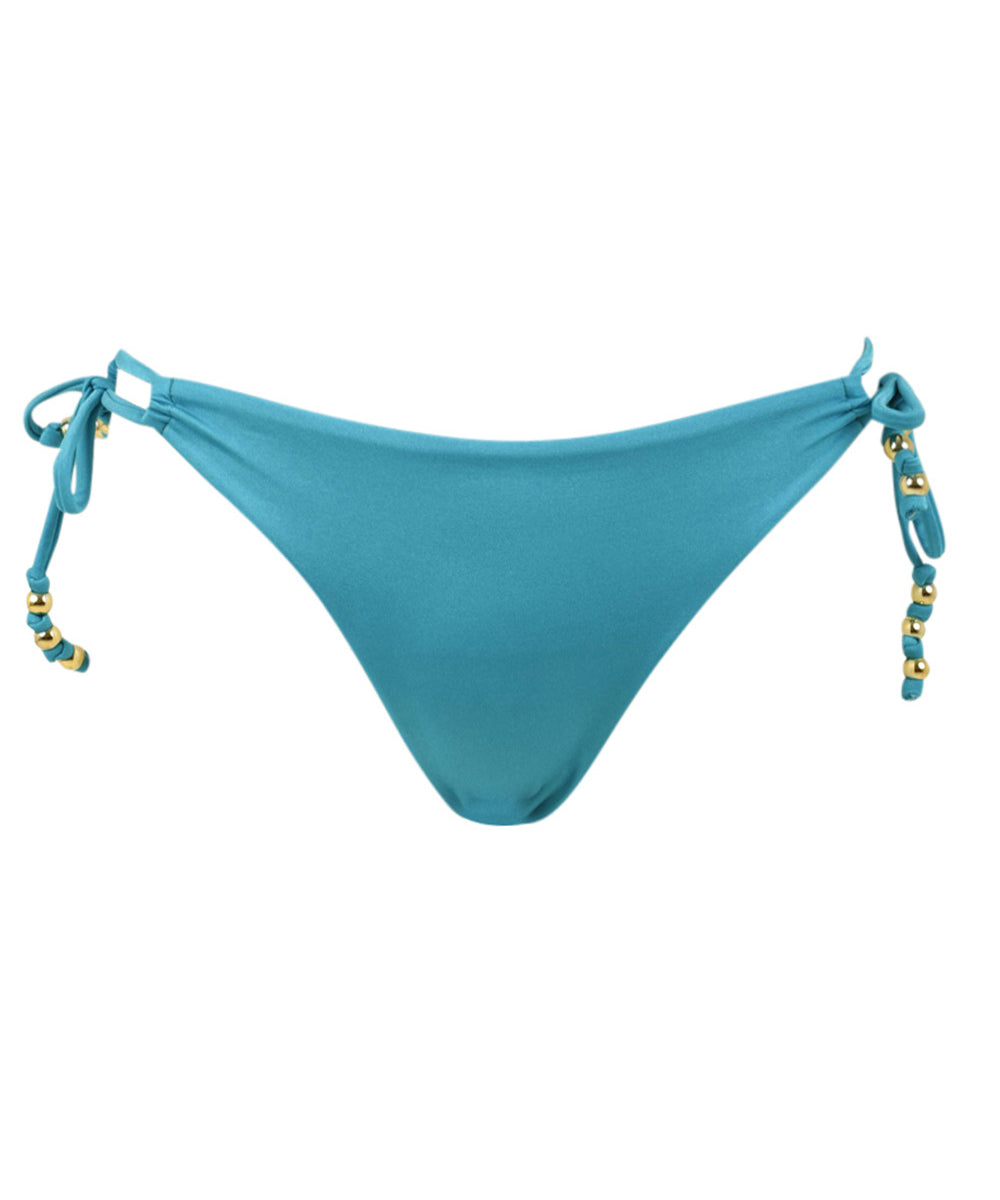 Costume slip Italia perline MISS BIKINI Donna - Blue