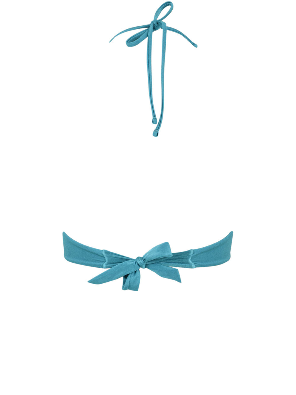 Costume triangolo ferretto perline MISS BIKINI Donna - Blue
