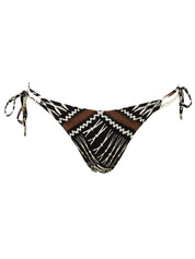 Costume slip brasiliana laccetti MISS BIKINI Donna - Nero