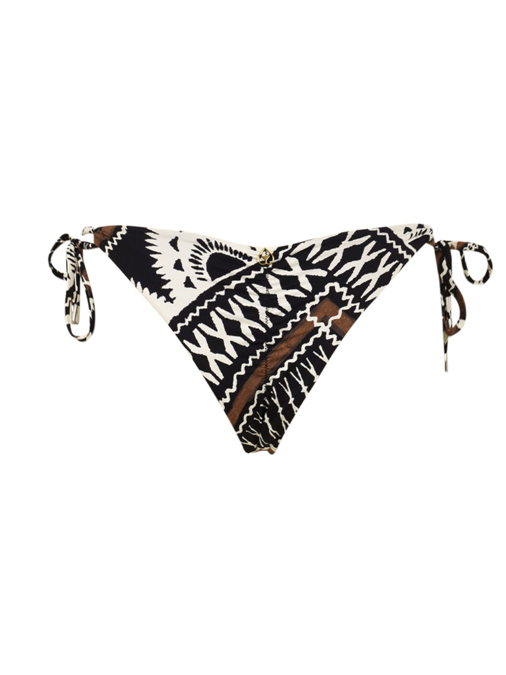 Costume slip brasiliana laccetti MISS BIKINI Donna - Nero