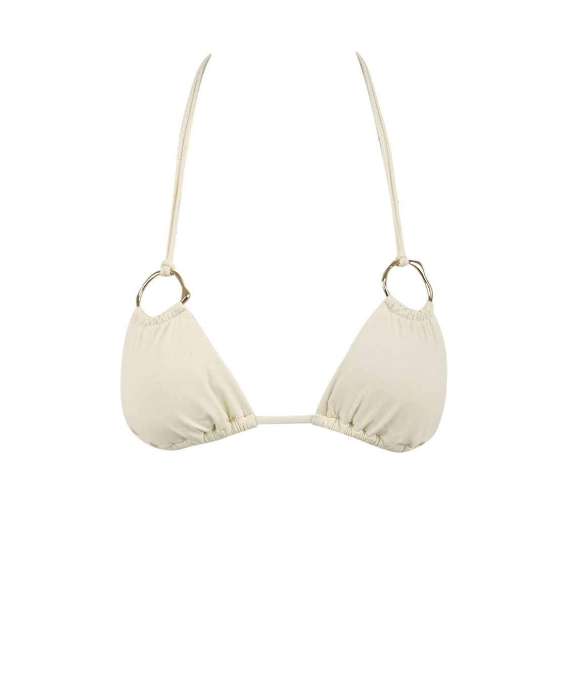 Costume triangolo anelli MISS BIKINI Donna - Bianco