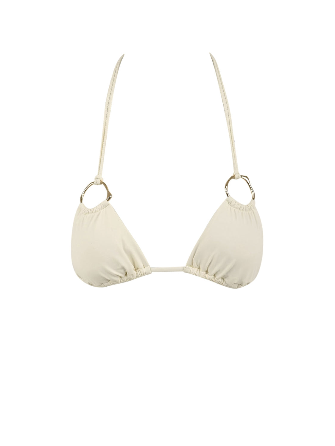 Costume triangolo anelli MISS BIKINI Donna - Bianco