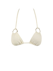 Costume triangolo anelli MISS BIKINI Donna - Bianco