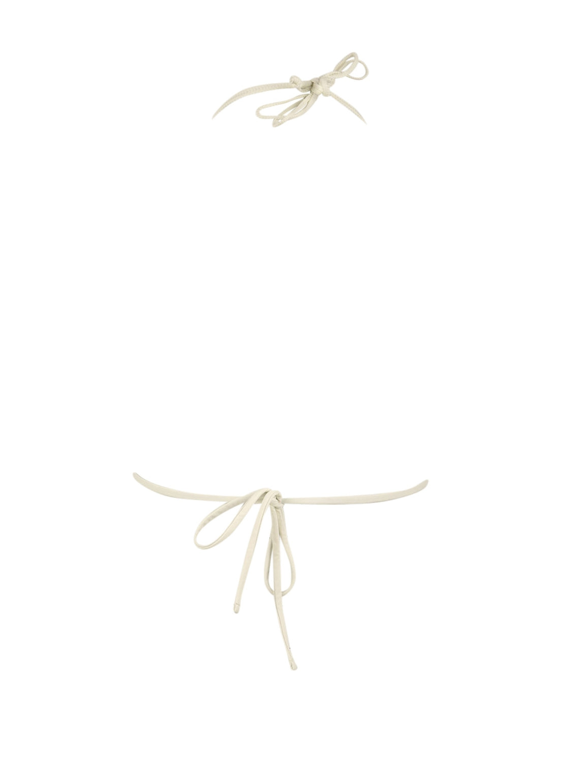 Costume triangolo anelli MISS BIKINI Donna - Bianco