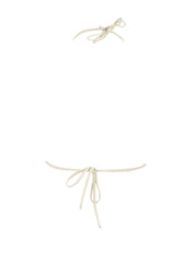 Costume triangolo anelli MISS BIKINI Donna - Bianco