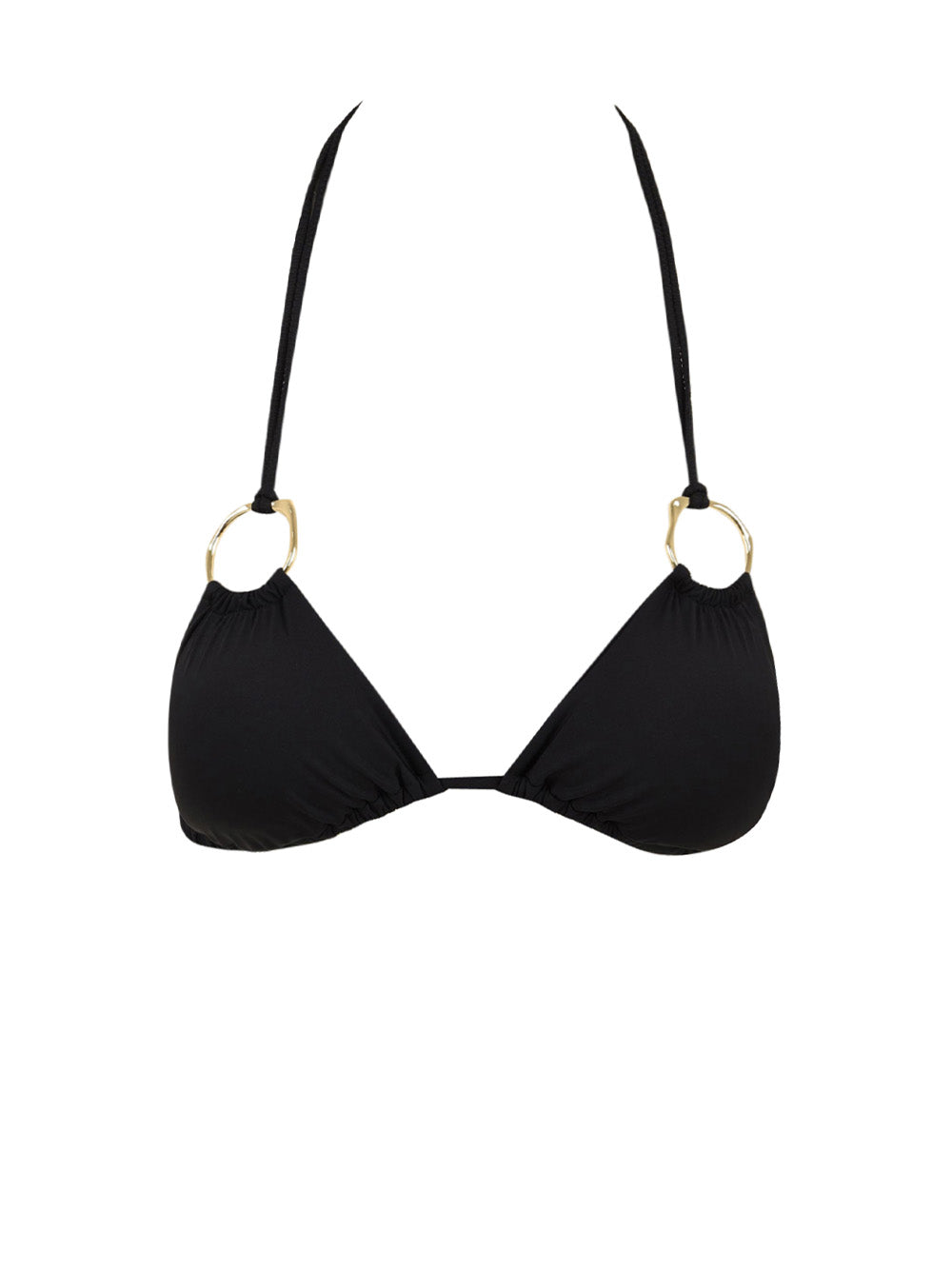 Costume triangolo anelli MISS BIKINI Donna - Nero
