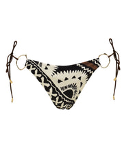 Costume slip brasiliano anelli MISS BIKINI Donna - Nero