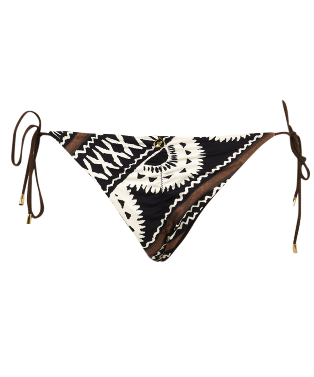 Costume slip brasiliano anelli MISS BIKINI Donna - Nero