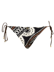 Costume slip brasiliano anelli MISS BIKINI Donna - Nero