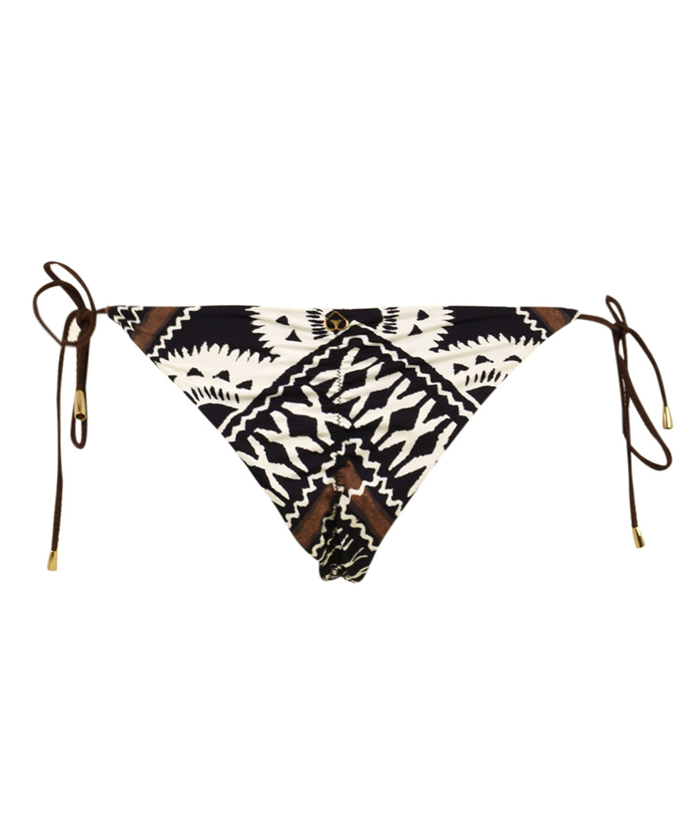 Costume slip brasiliano anelli MISS BIKINI Donna - Nero