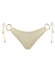 Costume slip brasiliano anelli irregolari MISS BIKINI Donna - Bianco