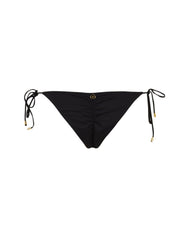 Costume slip Brasile anelli MISS BIKINI Donna - Nero