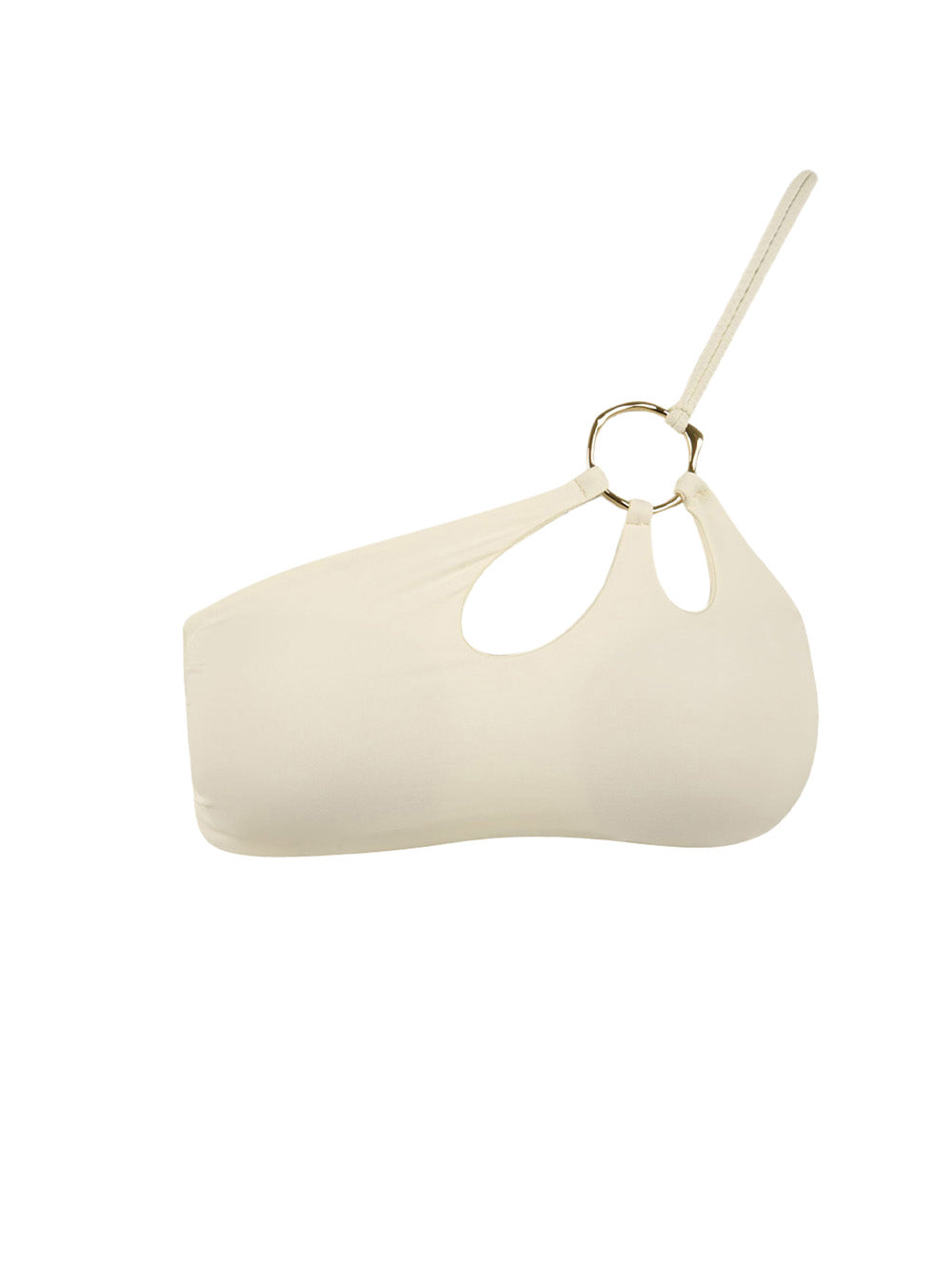 Costume monospalla anello MISS BIKINI Donna - Bianco