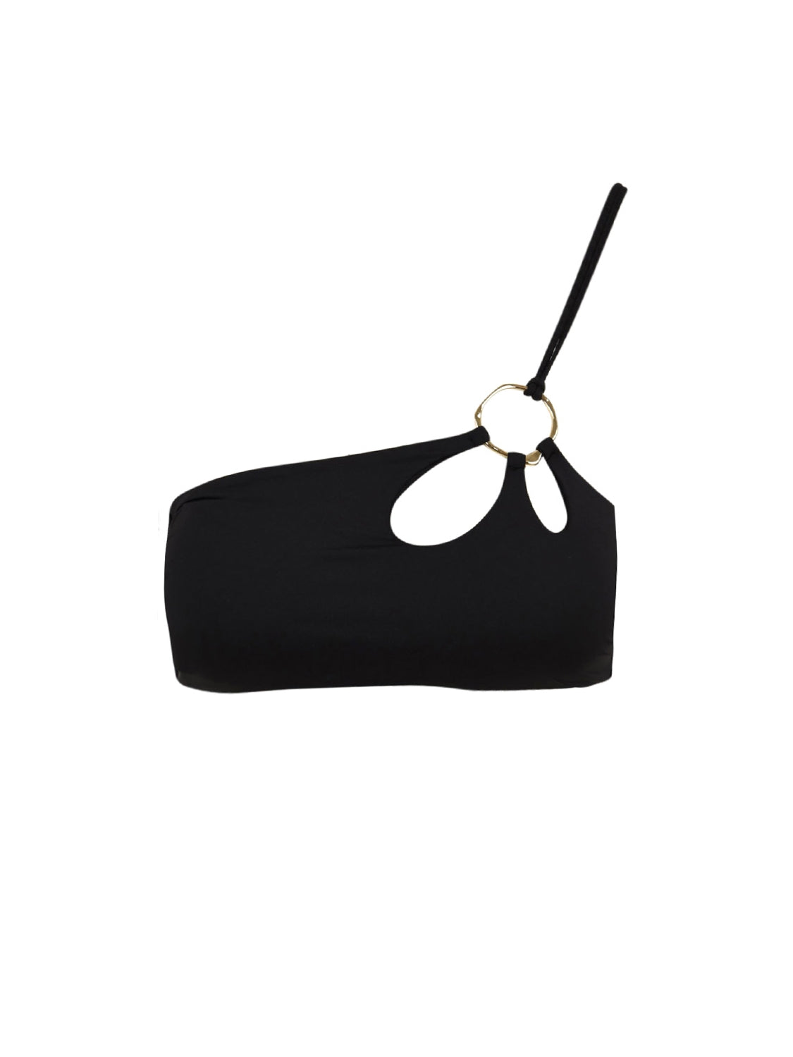 Costume monospalla anello MISS BIKINI Donna - Nero