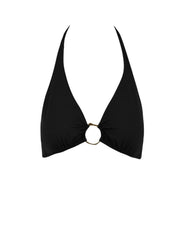 Costume triangolo americana anello MISS BIKINI Donna - Nero