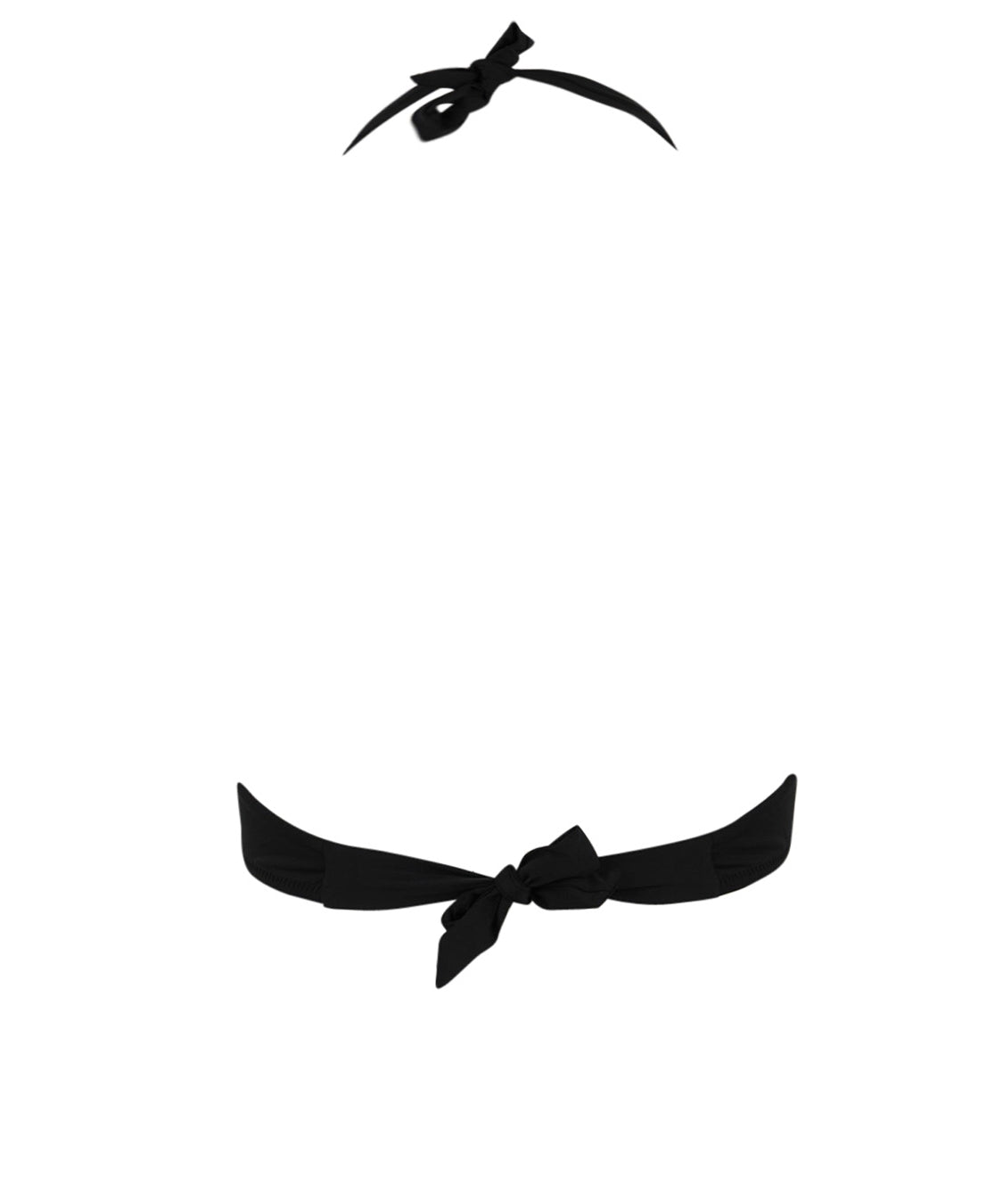 Costume triangolo americana anello MISS BIKINI Donna - Nero