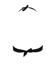 Costume triangolo americana anello MISS BIKINI Donna - Nero