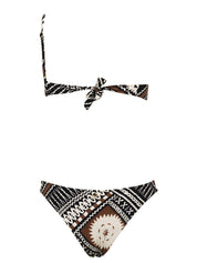 Costume Trikini asimmetrico anello MISS BIKINI Donna - Nero