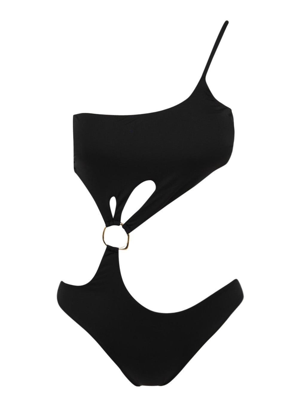 Costume Trikini asimmetrico anello MISS BIKINI Donna - Nero