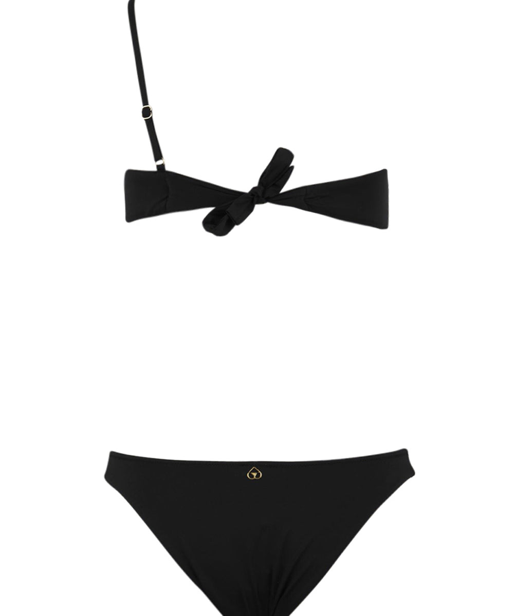 Costume Trikini asimmetrico anello MISS BIKINI Donna - Nero