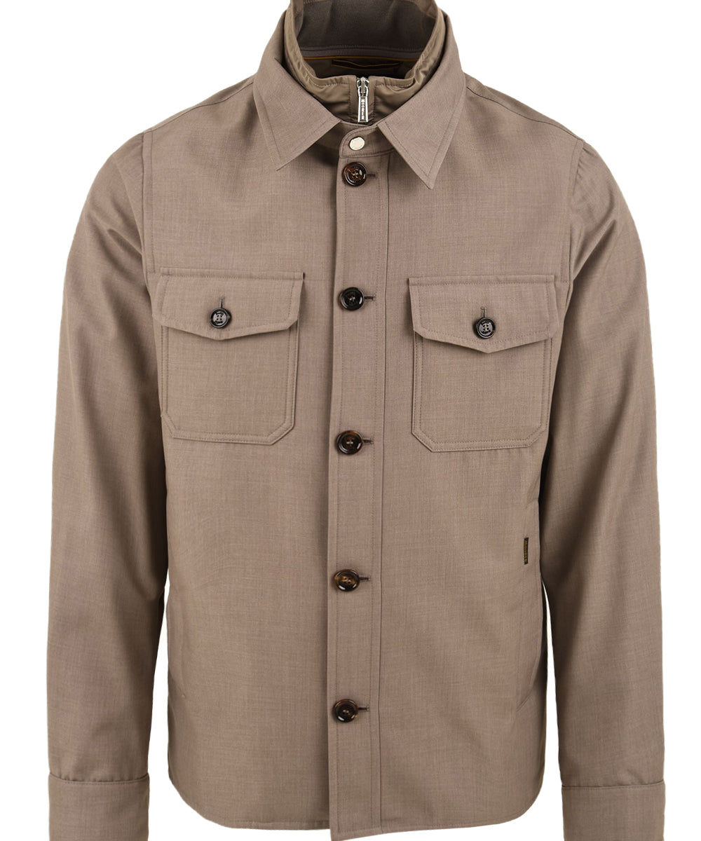 Giubbotto Dulac-Pum MOORER Uomo - Beige