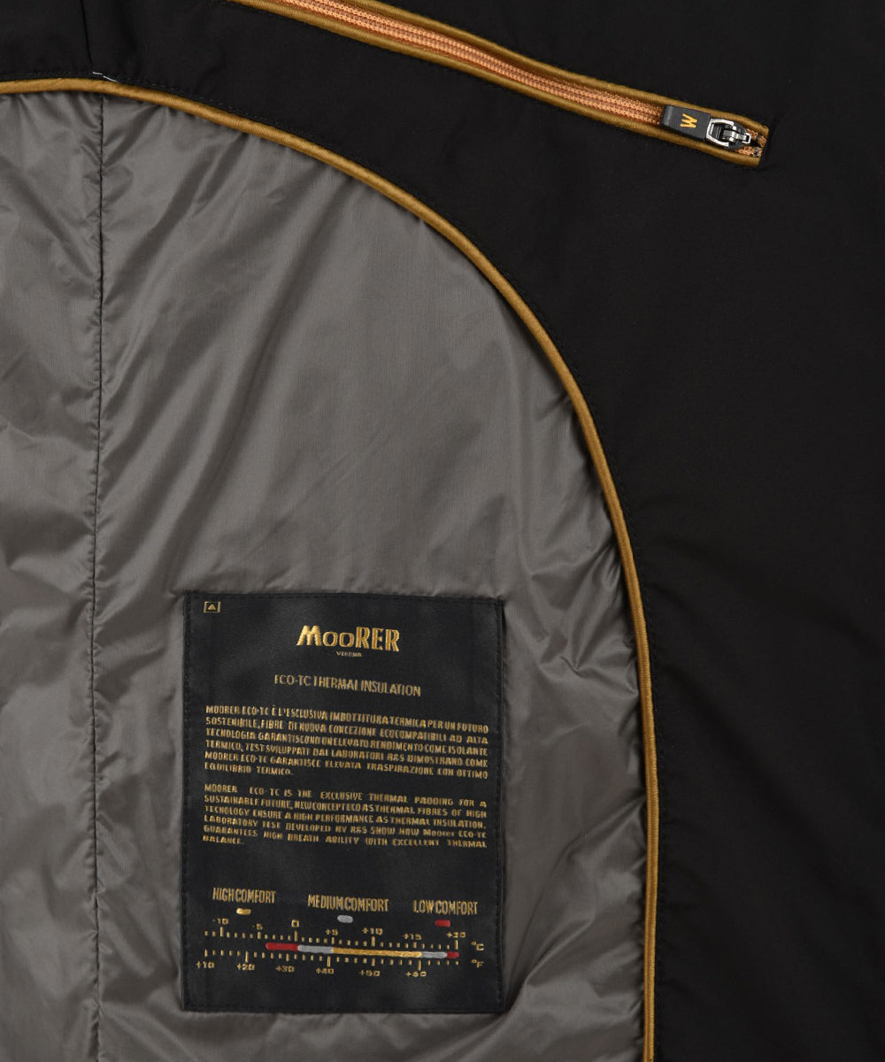 Gilet Senio-Skt MOORER Uomo - Nero