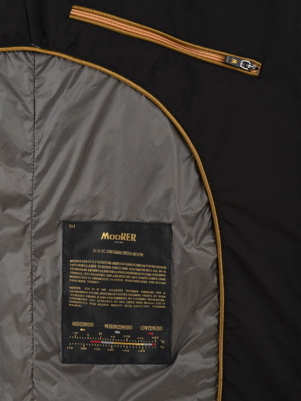 Gilet Senio-Skt MOORER Uomo - Nero