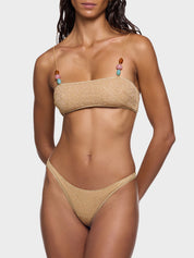 Costume Lumière Beads Bandeau Set OSÉREE Donna - Oro