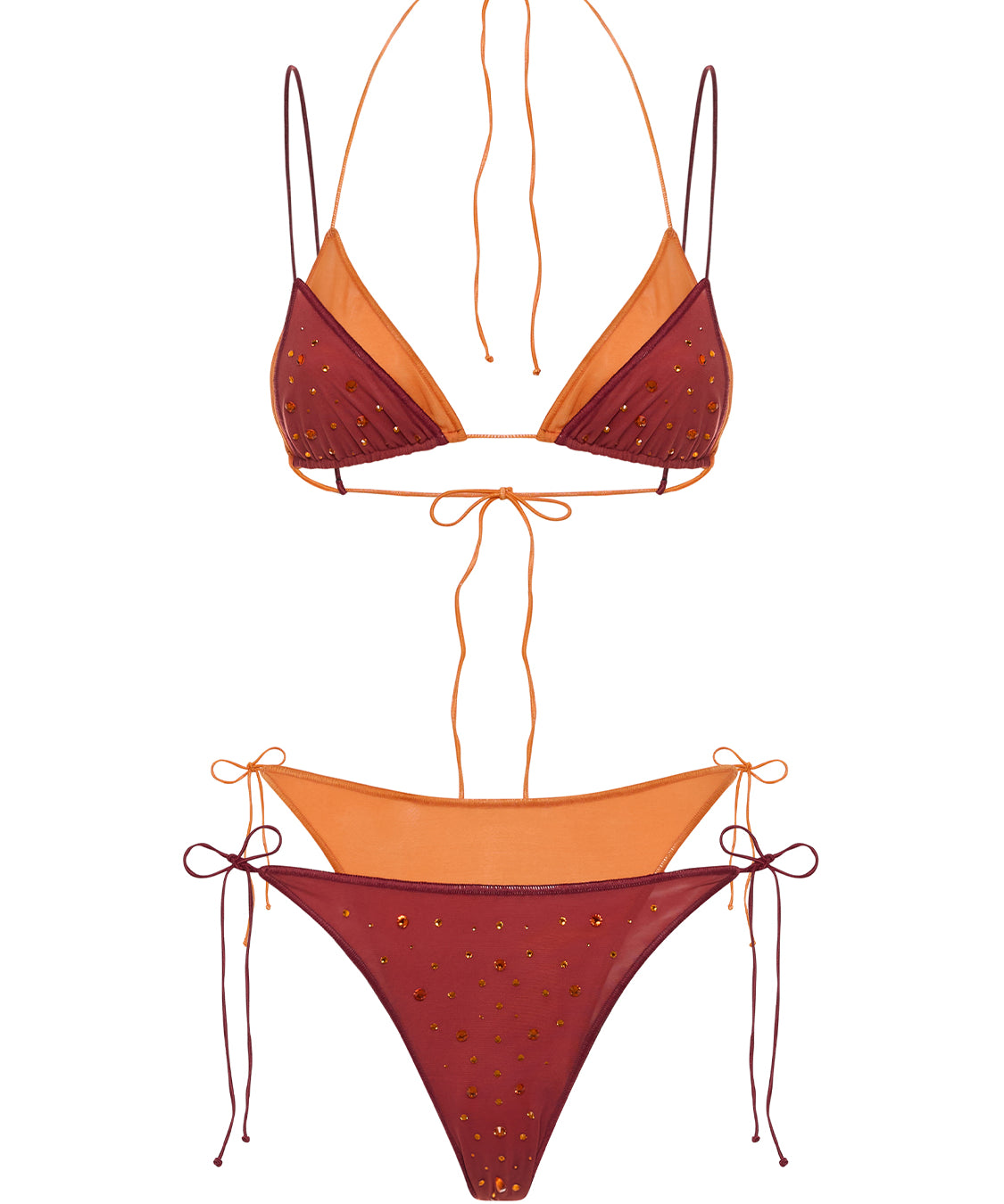Costume Double Gem OSÉREE Donna - Rosso