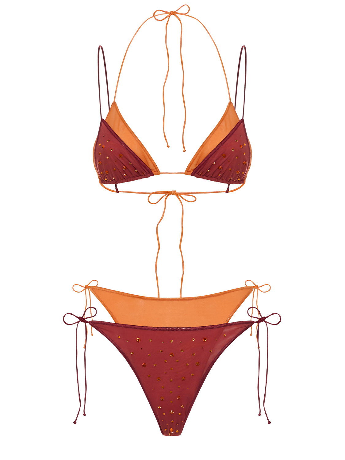Costume Double Gem OSÉREE Donna - Rosso