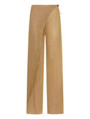 Pantalone Lumière Beads Pareo OSÉREE Donna - Oro