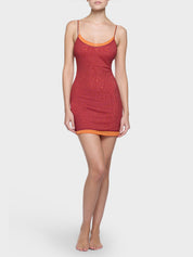 Abito corto Double Gem OSÉREE Donna - Rosso