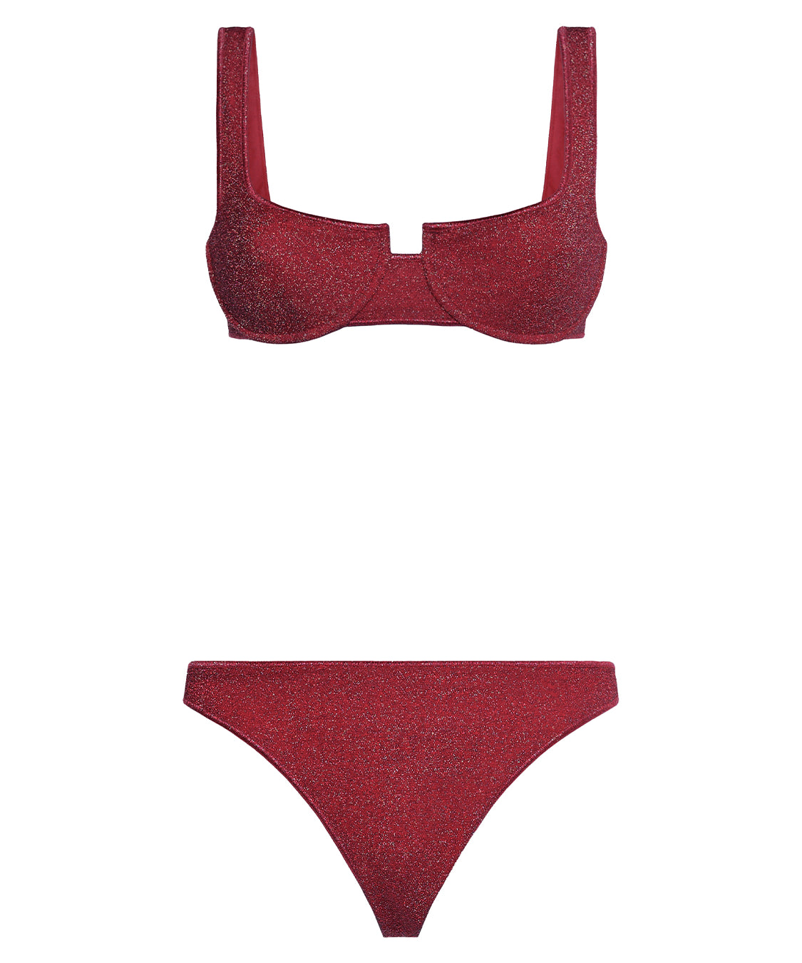 Costume Lumière Balconette OSÉREE Donna - Rosso