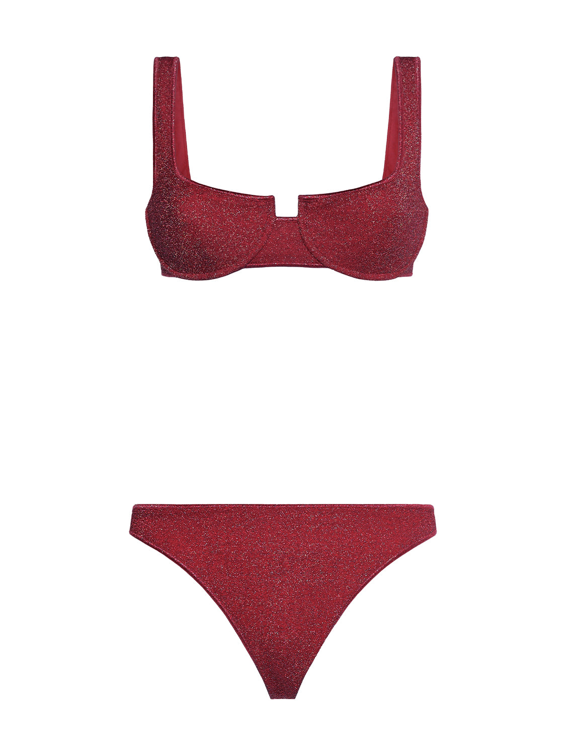 Costume Lumière Balconette OSÉREE Donna - Rosso